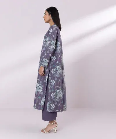 Sapphire Eid Collection Purple Jacquard – view 4 – Poshaq