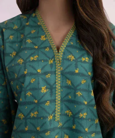 Sapphire Eid Collection Green Chiffon – view 3 – Poshaq