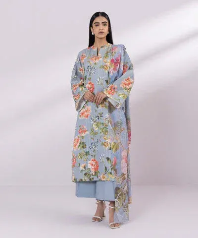 Sapphire Eid Collection Blue Jacquard – view 1 – Poshaq