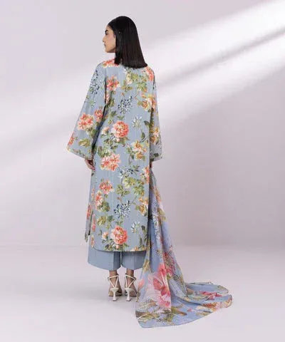 Sapphire Eid Collection Blue Jacquard – view 2 – Poshaq