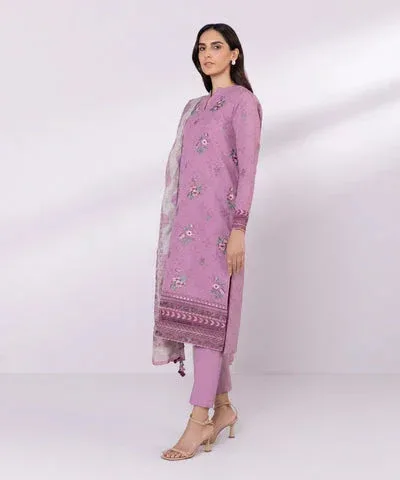 Sapphire Eid Collection Purple Jacquard – view 4 – Poshaq