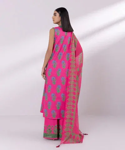 Sapphire Eid Collection Pink Cambric – view 2 – Poshaq