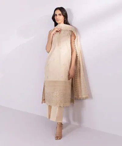 Sapphire Eid Collection Pink Jacquard – view 1 – Poshaq