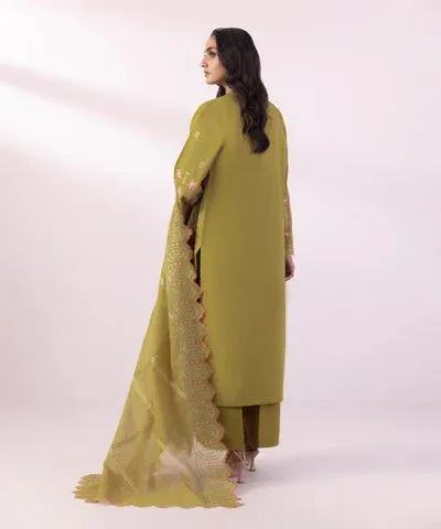 Sapphire Eid Collection Green Cambric – view 2 – Poshaq