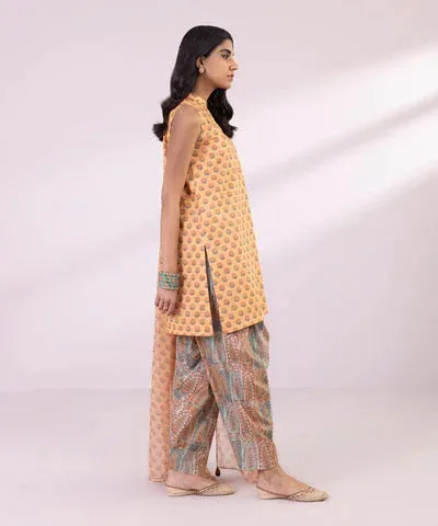 Sapphire Eid Collection Orange Chiffon – view 4 – Poshaq