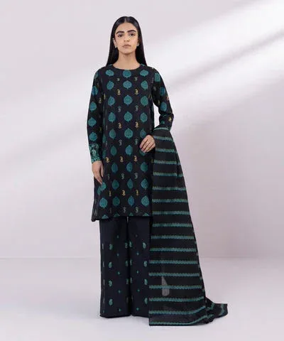 Sapphire Eid Collection Black Jacquard – view 1 – Poshaq