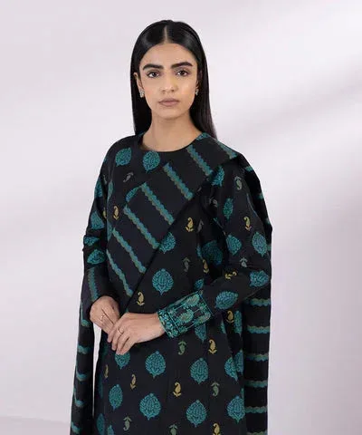 Sapphire Eid Collection Black Jacquard – view 3 – Poshaq