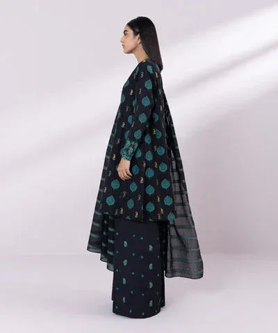Sapphire Eid Collection Black Jacquard – view 4 – Poshaq