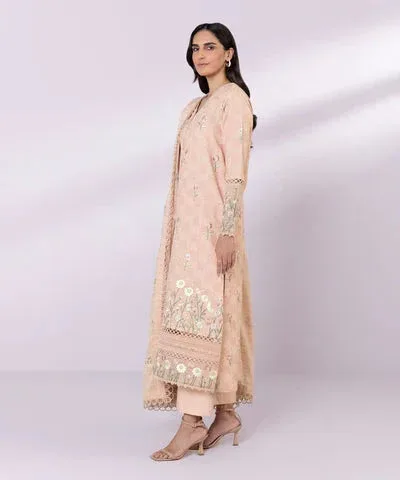 Sapphire Eid Collection Pink Jacquard – view 4 – Poshaq