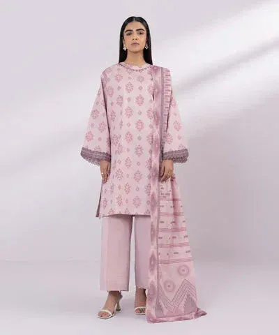 Sapphire Eid Collection Lilac Jacquard – view 1 – Poshaq