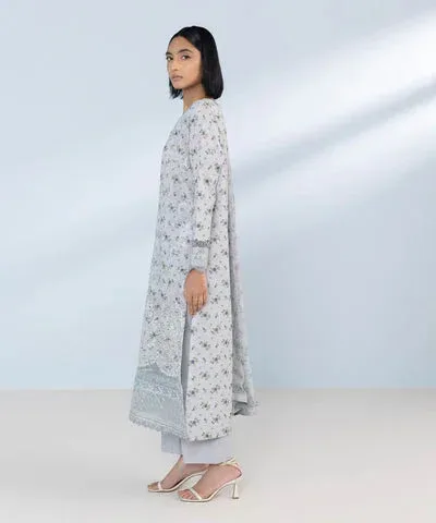 Sapphire Eid Collection Blue Chiffon – view 4 – Poshaq