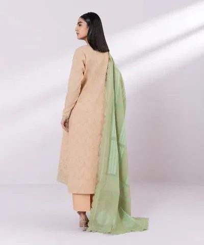 Sapphire Eid Collection Tea Pink Jacquard – view 2 – Poshaq