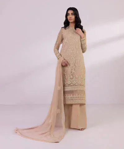 Sapphire Eid Collection Pink Raw Silk – view 1 – Poshaq