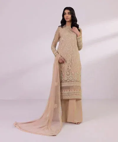 Sapphire Eid Collection Pink Raw Silk – view 1 – Poshaq
