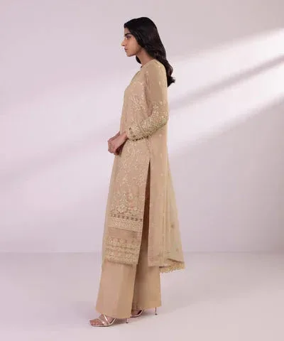 Sapphire Eid Collection Pink Raw Silk – view 4 – Poshaq