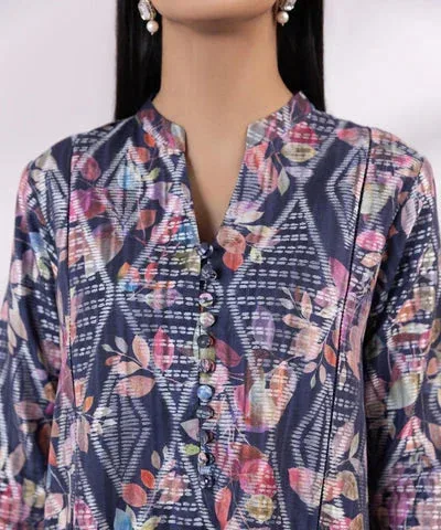 Sapphire Eid Collection Navy Blue Jacquard – view 3 – Poshaq