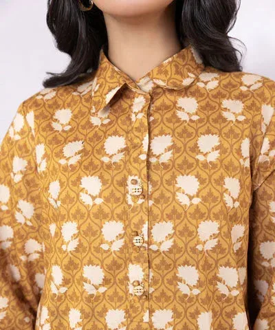 Sapphire Eid Collection Mustard Cambric – view 3 – Poshaq