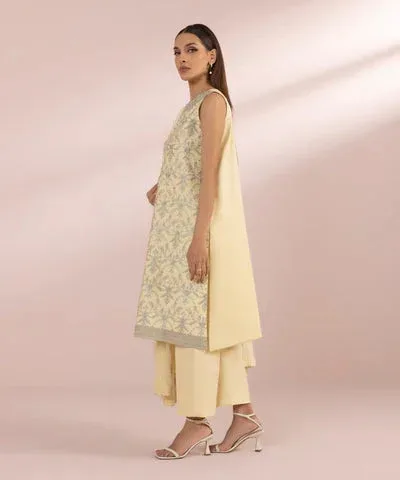Sapphire Eid Collection Yellow Cambric – view 4 – Poshaq