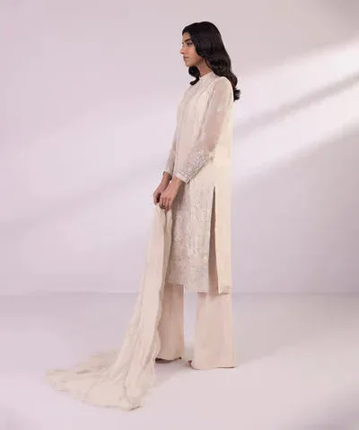 Sapphire Eid Collection Beige Raw Silk – view 4 – Poshaq