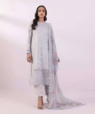 Sapphire Eid Collection Blue Jacquard – view 1 – Poshaq