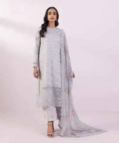 Sapphire Eid Collection Blue Jacquard – view 1 – Poshaq
