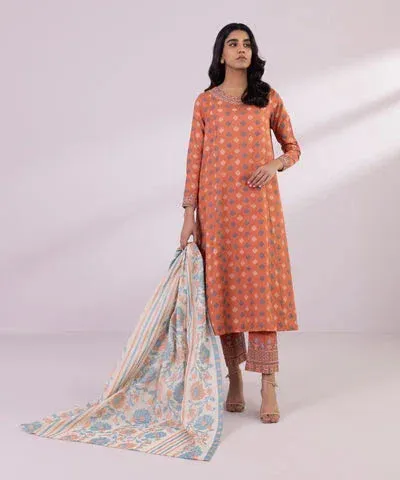 Sapphire Eid Collection White Jacquard – view 1 – Poshaq