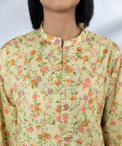 Sapphire Eid Collection Yellow Cambric – view 3 – Poshaq