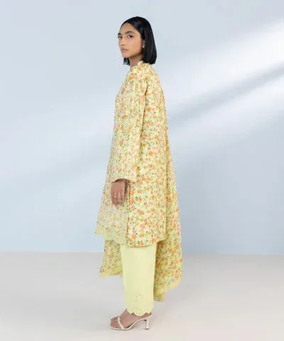 Sapphire Eid Collection Yellow Cambric – view 4 – Poshaq