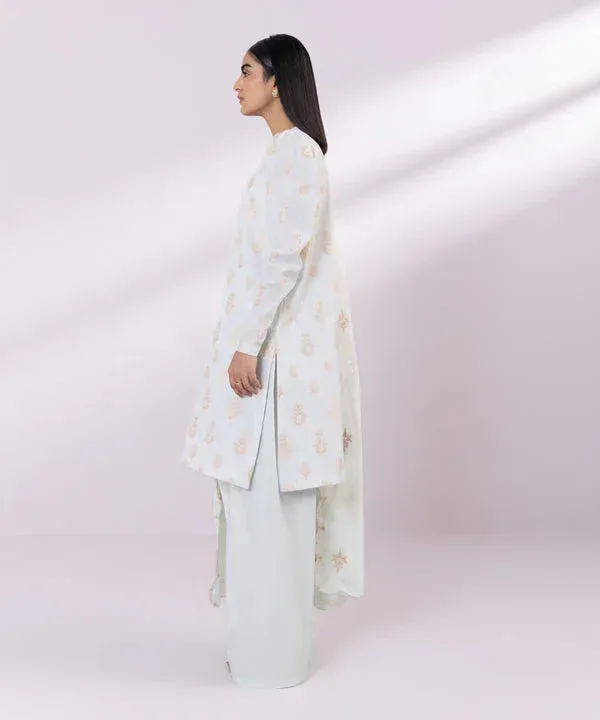 Sapphire Eid Collection Off White Jacquard – view 4 – Poshaq