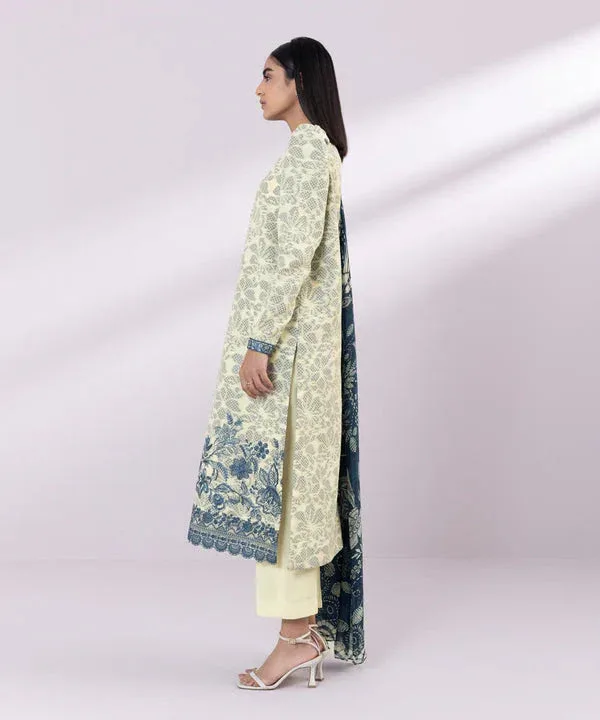 Sapphire Eid Collection Off White Jacquard – view 4 – Poshaq
