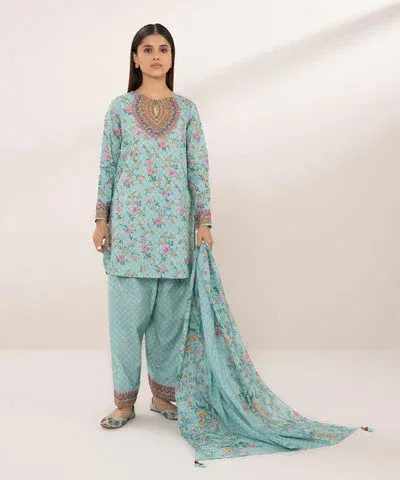 Sapphire Eid Collection Cambric – view 1 – Poshaq