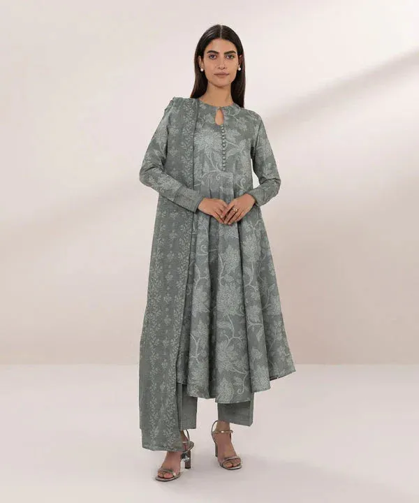 Sapphire Eid Collection Grey Cambric – view 1 – Poshaq