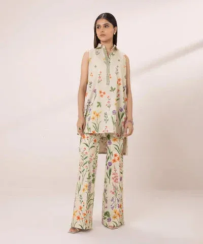 Sapphire Eid Collection Ivory Cambric – view 1 – Poshaq