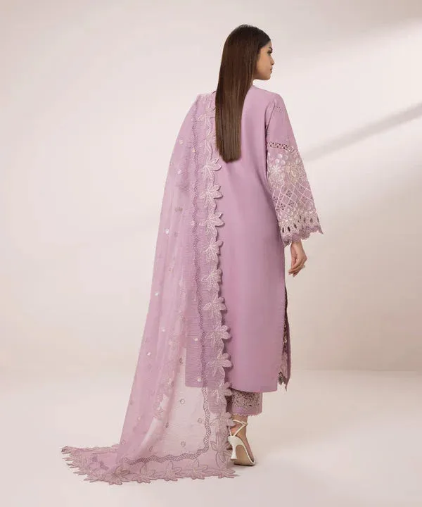 Sapphire Eid Collection Lilac Cambric – view 2 – Poshaq