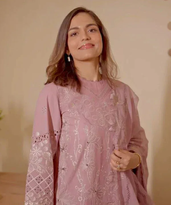 Sapphire Eid Collection Lilac Cambric – view 3 – Poshaq