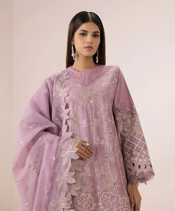 Sapphire Eid Collection Lilac Cambric – view 4 – Poshaq