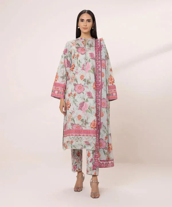 Sapphire Eid Collection Green Cambric – view 1 – Poshaq