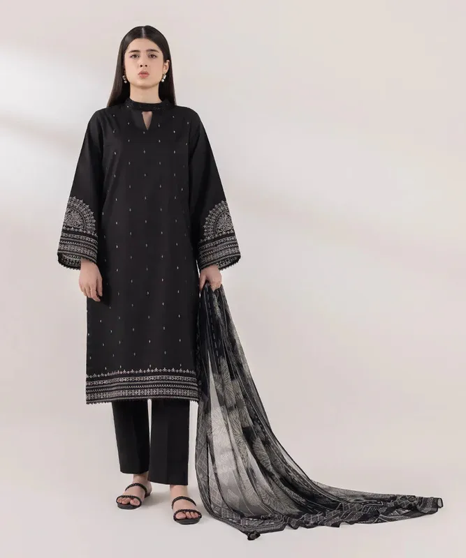 Sapphire Intermix 2024 Black Chiffon – view 1 – Poshaq