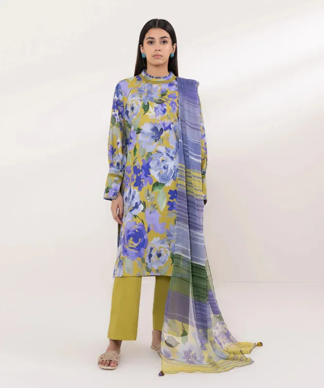 Sapphire Intermix 2024 Green Chiffon – view 1 – Poshaq