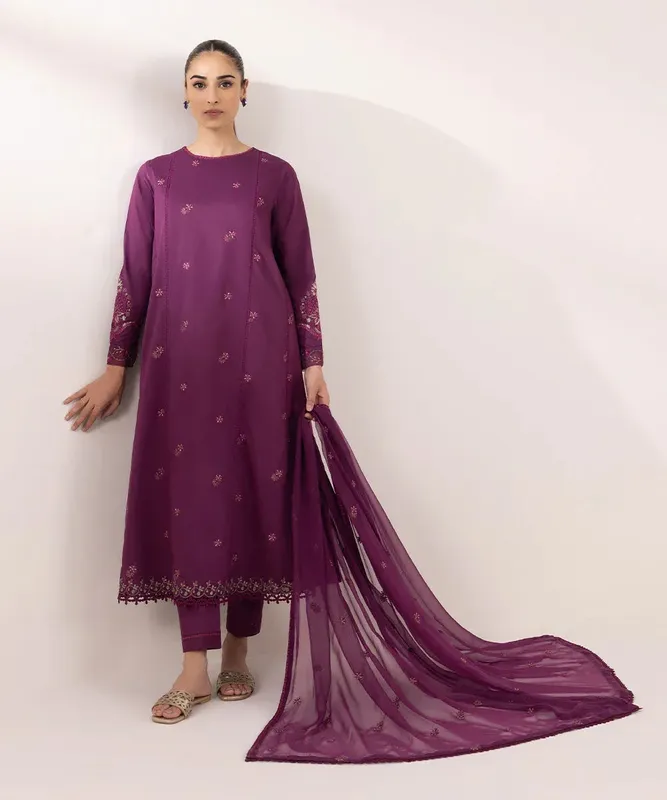 Sapphire Intermix 2024 Purple Chiffon – view 1 – Poshaq