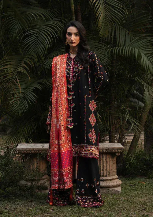 Aik Atelier Roz Karandi 25 Black Karandi – view 1 – Poshaq