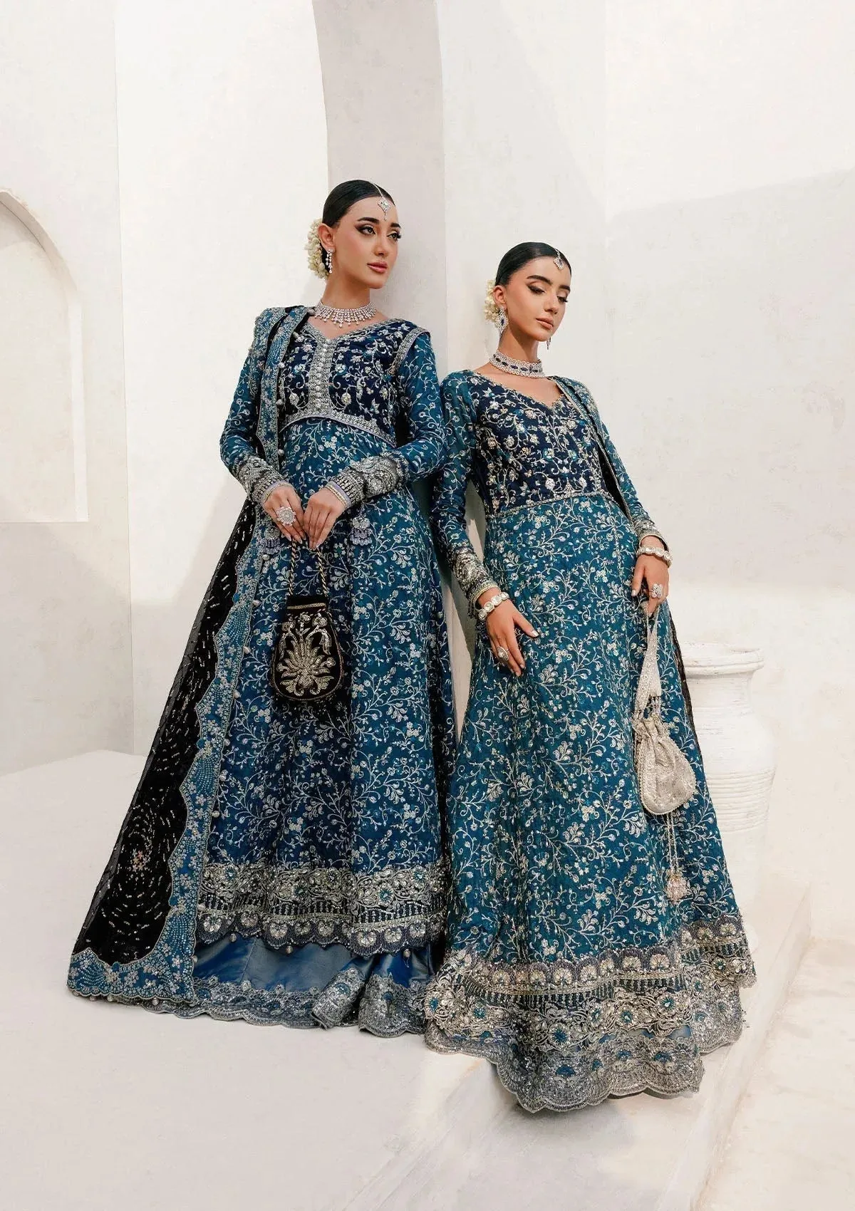 Aik Atelier Wedding Festive 25 Zinc Organza – view 1 – Poshaq