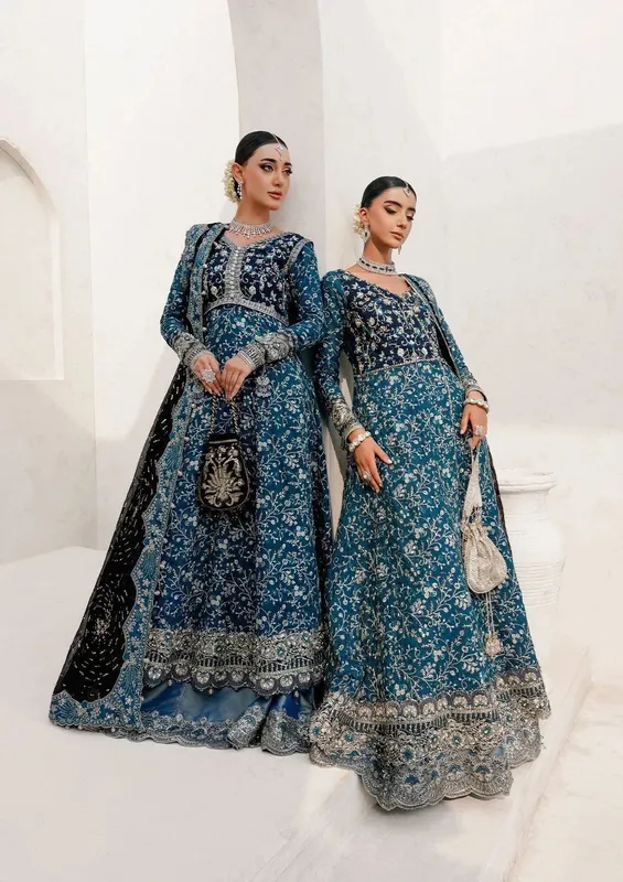 Aik Atelier Wedding Festive 25 Zinc Organza – view 1 – Poshaq