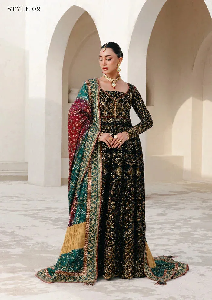 Aik Atelier Wedding Festive 25 Black Organza – view 5 – Poshaq