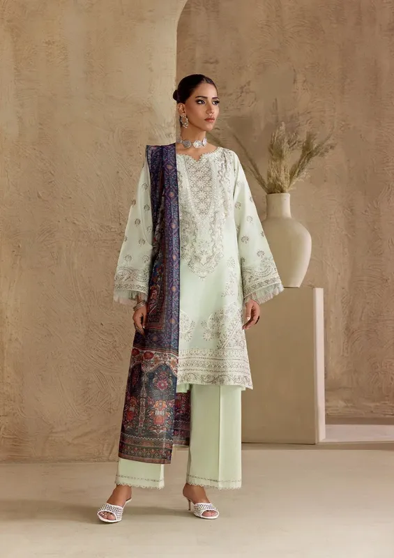 Aik Atelier RTW 25 Pastel Mint Cotton – view 1 – Poshaq