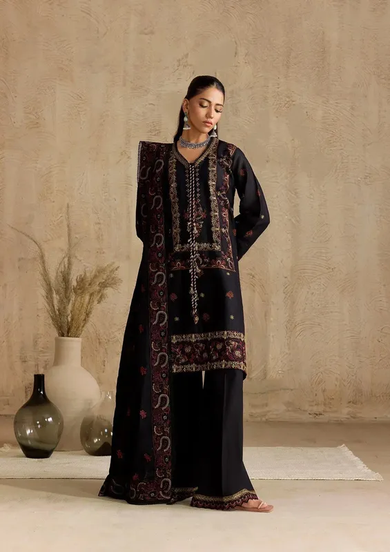 Aik Atelier RTW 25 Black Jacquard – view 1 – Poshaq