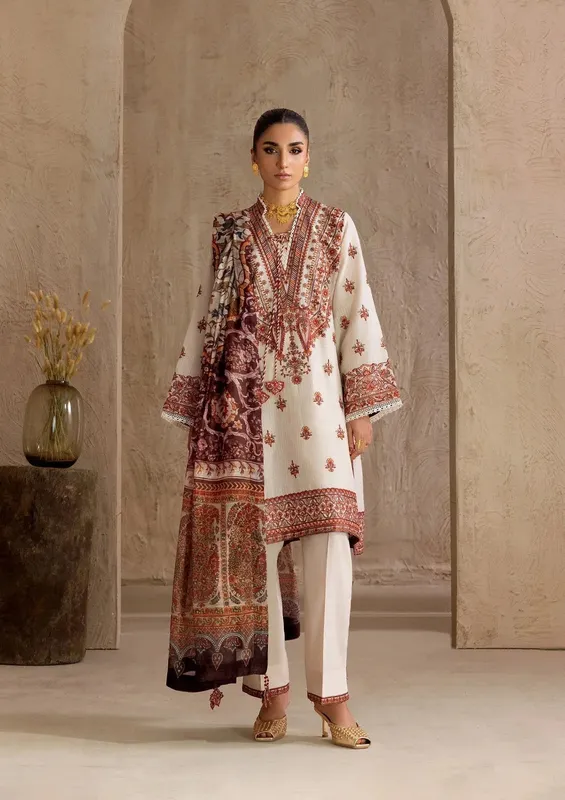 Aik Atelier RTW 25 Ivory Jacquard – view 1 – Poshaq