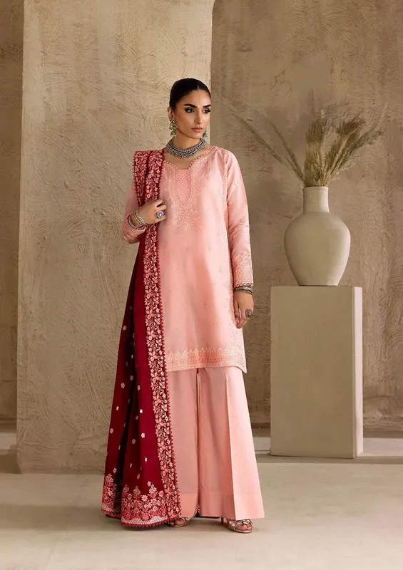 Aik Atelier RTW 25 Pink Jacquard – view 1 – Poshaq