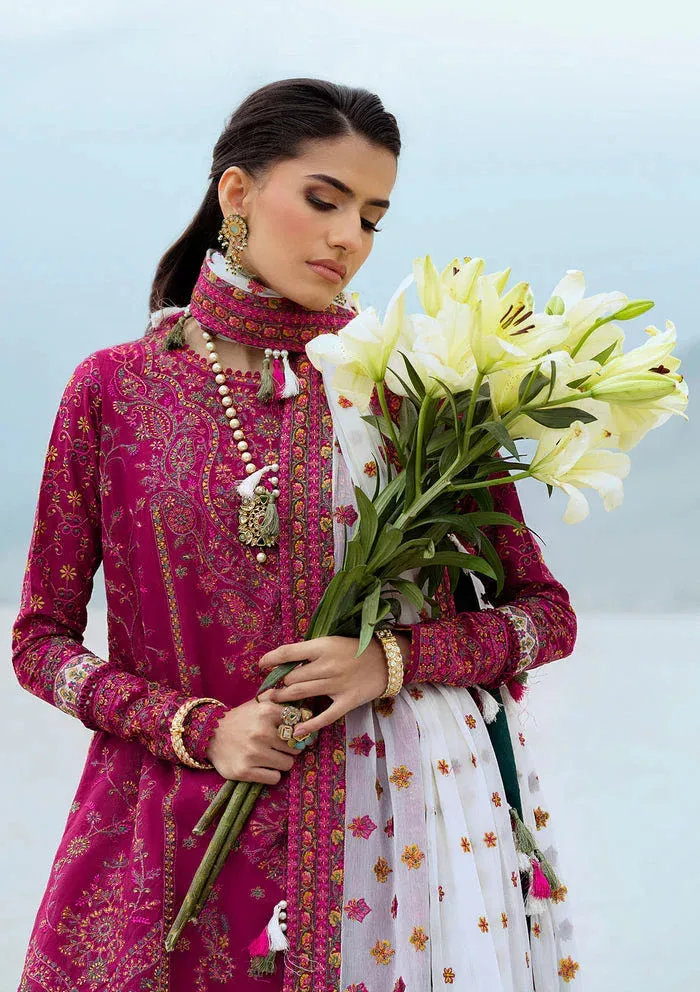 Rangrasiya Lifestyle Summer Edit 25 Magenta Organza – view 4 – Poshaq