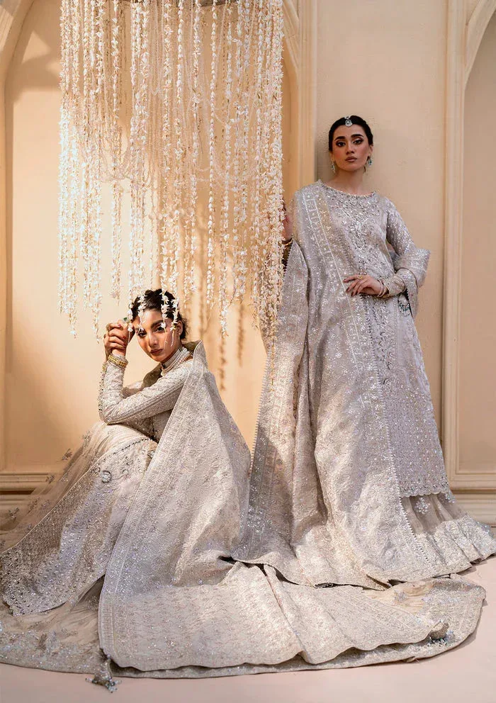 Aik Atelier Wedding Festive 25 Silver Organza – view 2 – Poshaq